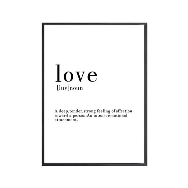 LOVE framed artwork - Image 2