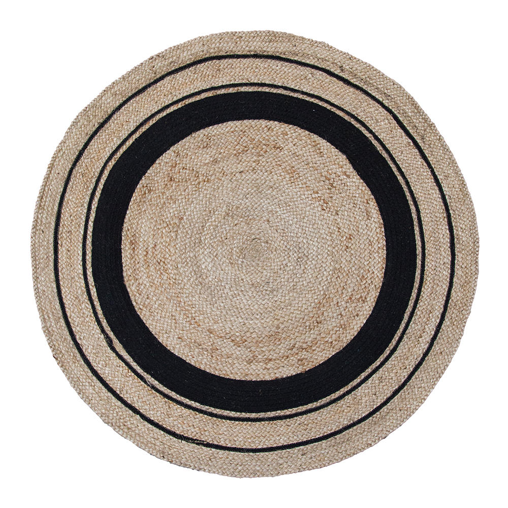 Harrison Rug 120cm Round Black Natural Urban Willow harrison-rug-120cm-round-black-natural-urban-willow