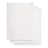 Festive Stripe Tea Towel 50x70cm Gold/White - Image 2