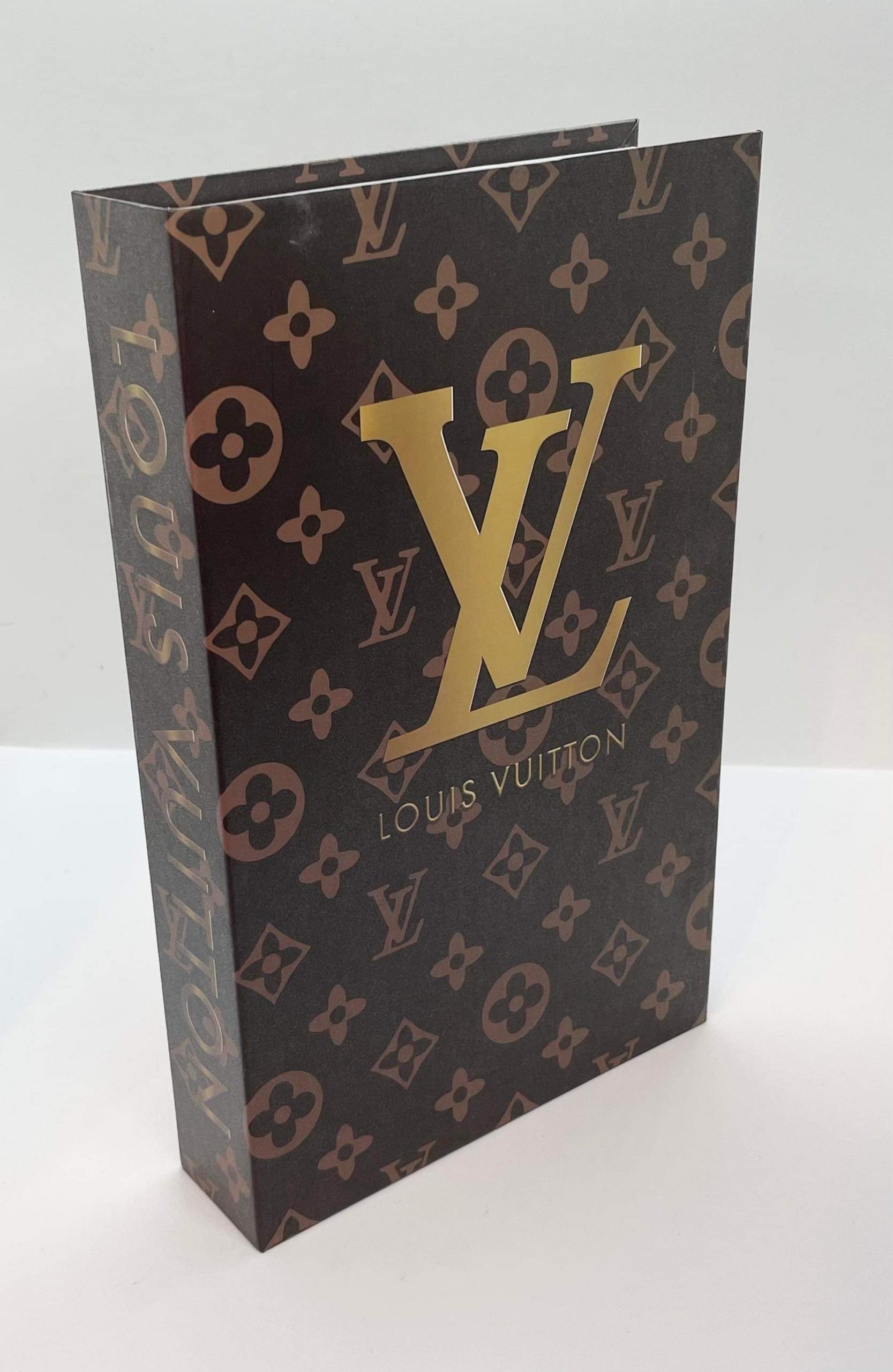 Decorative Book Boxes ( Louis Vuitton Silver Black ) – vugadesigns