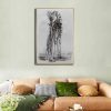 Brushed Giraffe Family Wall Art - Image 2