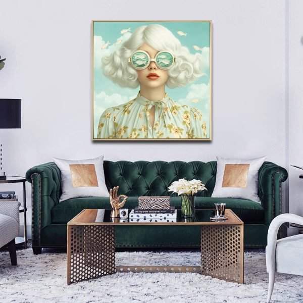 Hanna Brushed Wall Art
